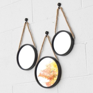 Round Mirror Set