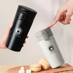 380ml Portable Travel Coffee Mug Vacuum Flask Thermo Water Bottle Car Mug Thermocup Stainless Steel Thermos Tumbler Cup