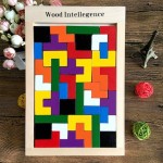 Wooden Tetris Gigsaw Puzzle