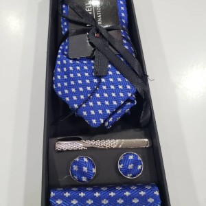 Presley Neckties + clip + cufflins