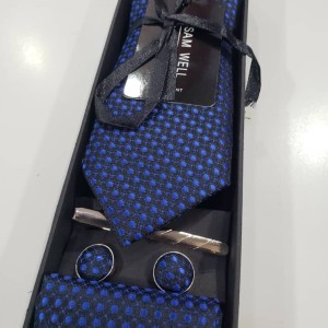 Presley Neckties + clip + cufflins