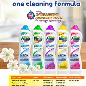 Aloha Cream Cleaner Assorted 25 X 750 Ml