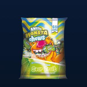 Amazon Monsta Sour Fruit Chews 20x50