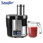 Sonifer Juicer 5 Speed Stainless Steel Juicers Lcd Display 220V Electric Juice Extractor Fruit Drinking Machine For Home