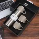 Vacuum Flask set with 3 Cups