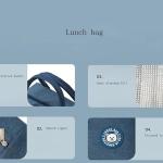 Portable and Reusable Insulated Nylon Lunch Bags