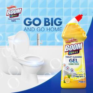 Boom Toilet Cleaner Lemon 12 X 750ml