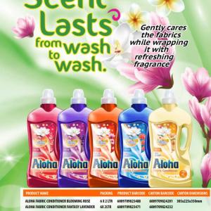 Aloha Fabric Conditioner Assorted 6x 2ltr