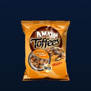 Amazon Toffee Bar-Caramel 50 Units X 12 Pouches