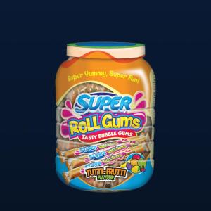 Super Roll Gum Tuttifruti 8 X 50pcs