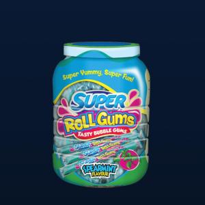 Super Roll Gum Spearmint 8 X 50pcs