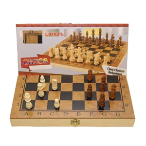 3 in 1 Board Game: chess/ cheekers/ Backgammon