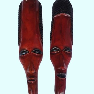 Craft traditional masks Male and female